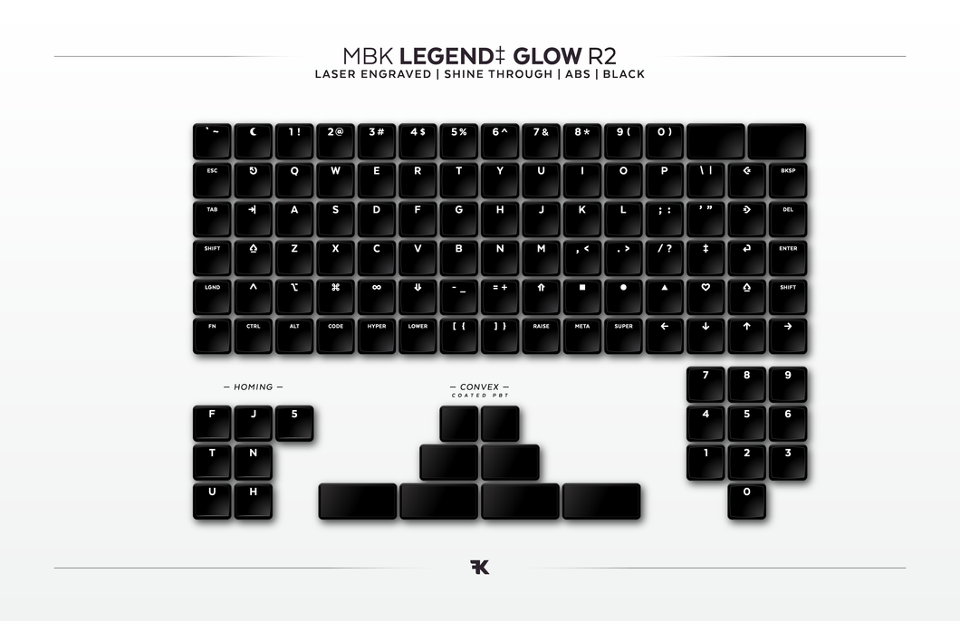 MBK Glow Keycaps