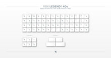 Load image into Gallery viewer, MBK Legend 40s Keycaps